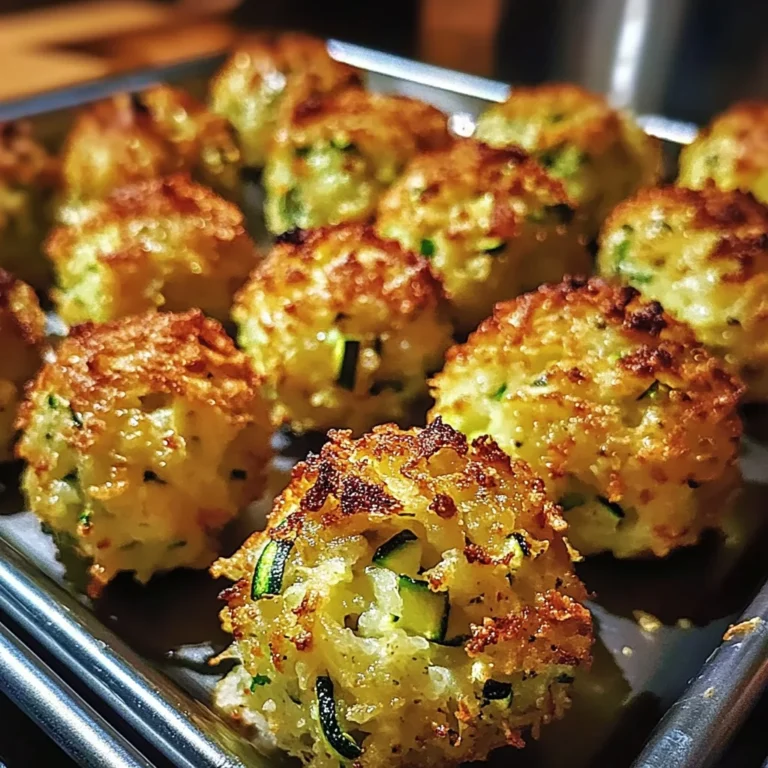 Boulettes de Courgettes au Four