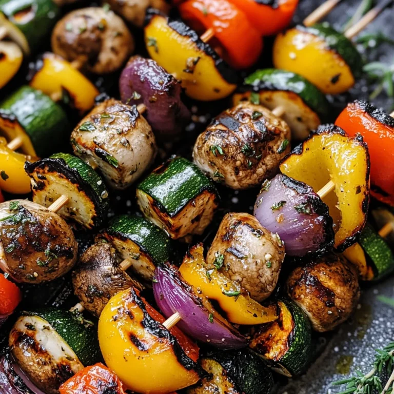 Brochettes de Légumes Grillés