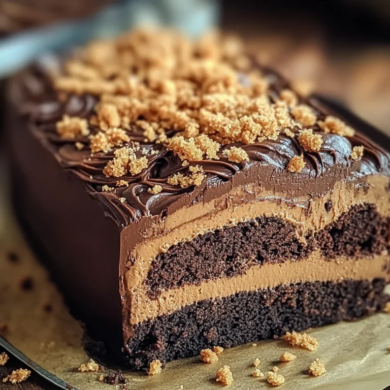 Cake chocolat & spéculoos