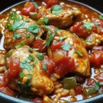 Marmite de poulet façon espagnole