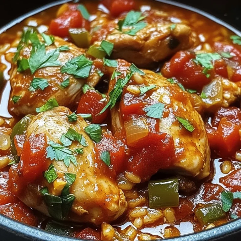 Marmite de poulet façon espagnole