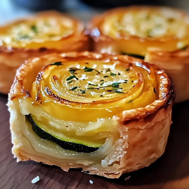 Minis flans de courgette et oignon