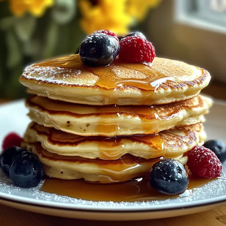 Pancakes au Yaourt Moelleux et Aériens