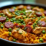Recette de paella au poulet et chorizo : un plat savoureux à partager