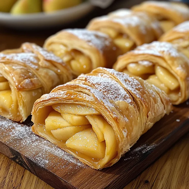 Roulés Feuilletés aux Pommes en 10 Minutes
