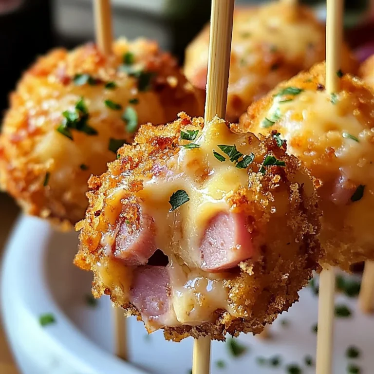 Cake pops salés jambon de poulet fromage