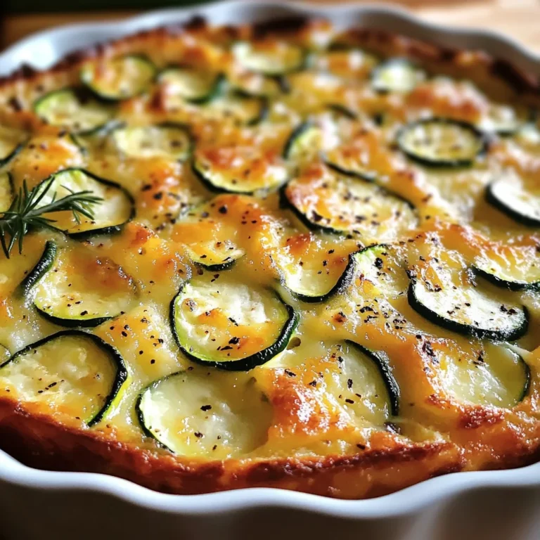 Clafoutis de courgettes au parmesan
