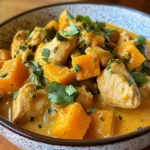 Curry onctueux de poulet et butternut