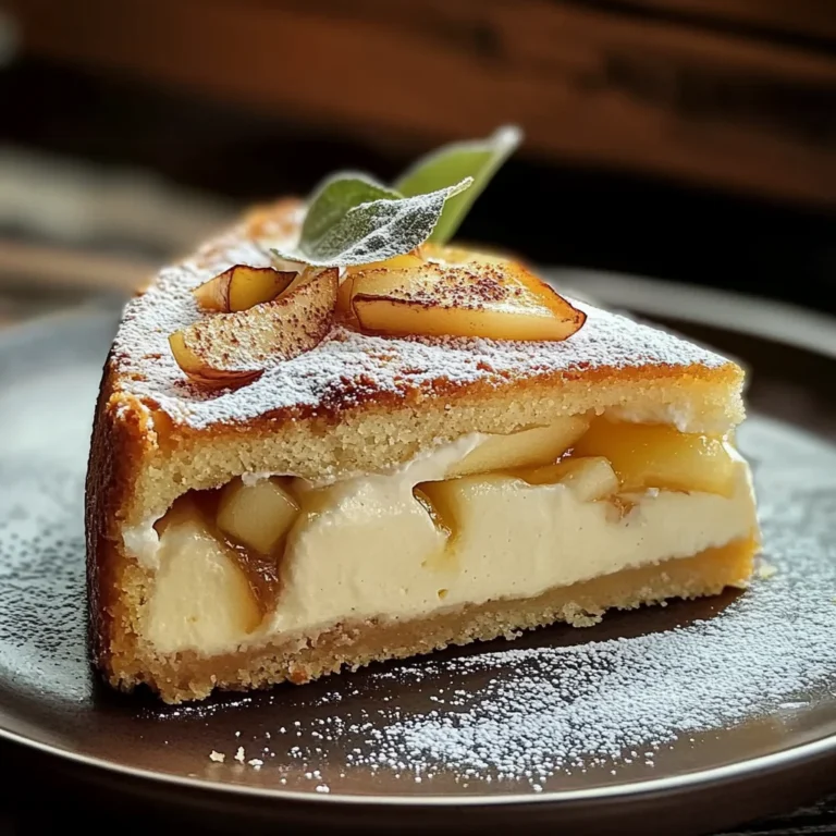 Fondant Moelleux aux Pommes et Mascarpone