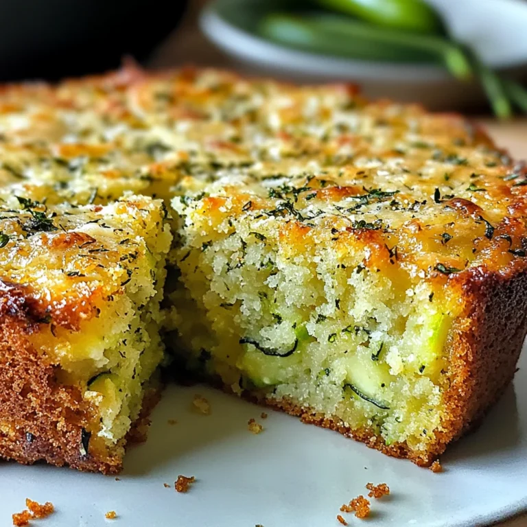 Gâteau moelleux courgettes parmesan