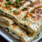 Gozleme turc fromage et herbes