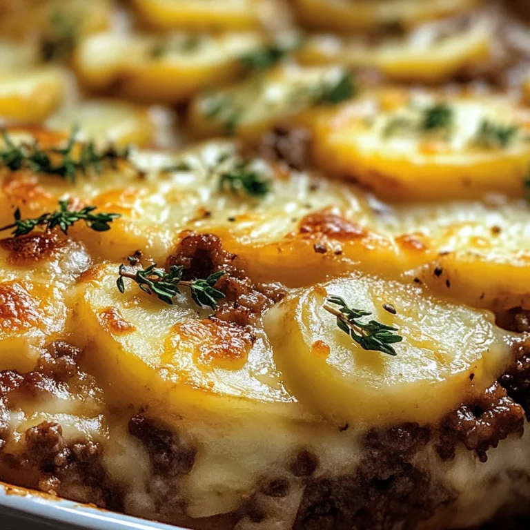 Gratin de Pommes de Terre et Bœuf Haché
