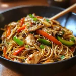 Nouilles sautées asiatiques rapides