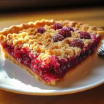Tarte Crumble aux Framboises