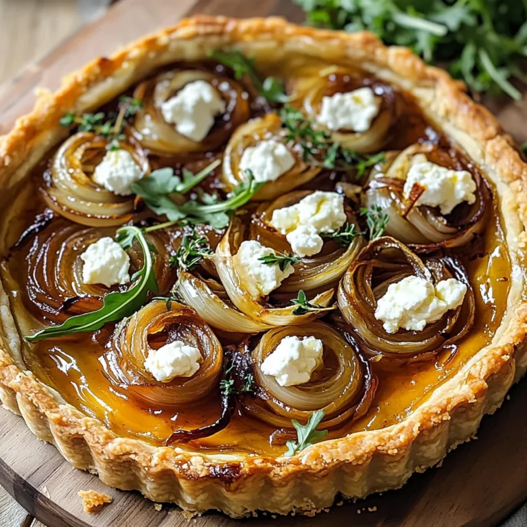 Tarte Gourmande aux Oignons