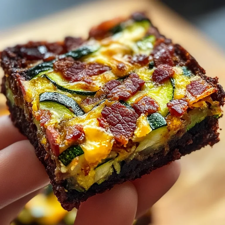 Brownie salé original et gourmand