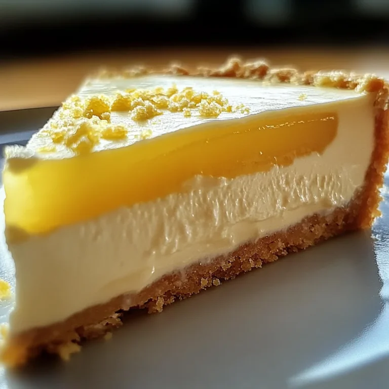 Cheesecake Citron Sans Cuisson