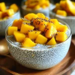 Chia coco mangue petit déj