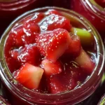 Fraise Rhubarbe Confiture