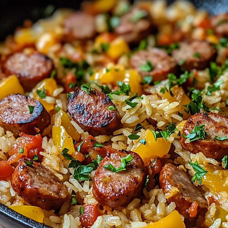Poêlée Saucisse Riz