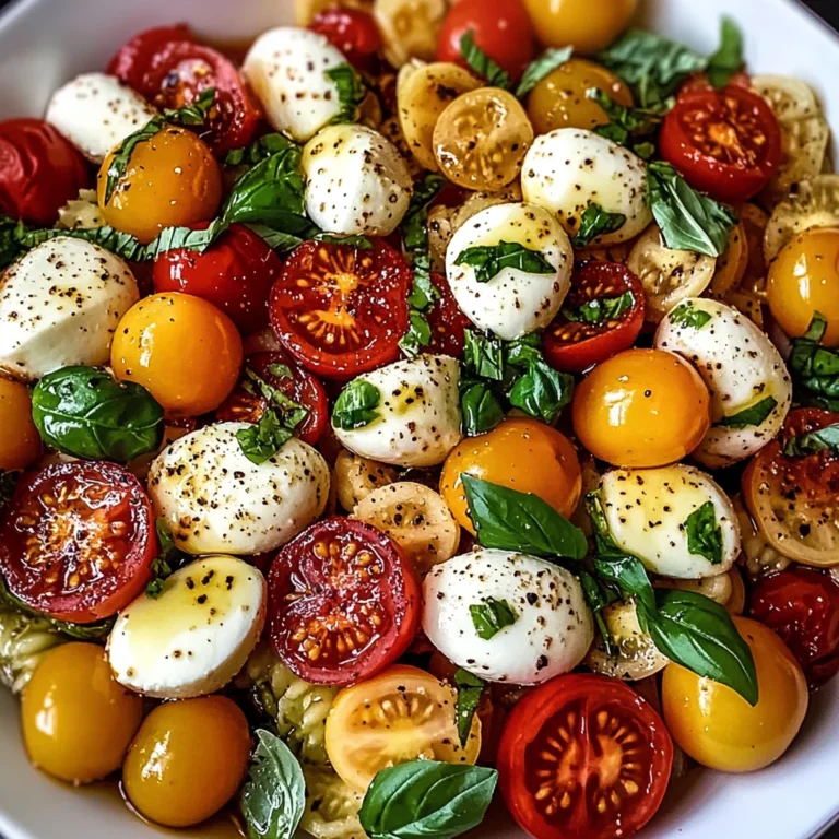 Salade Caprese Crémeuse
