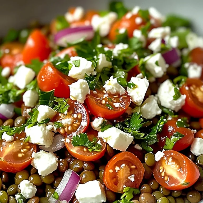 Salade Croquante de Lentilles & Feta