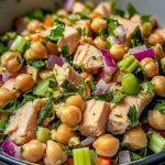Salade rapide pois chiches thon