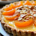 Tarte moelleuse abricots amandes